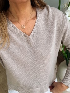 Sweter Lauren Beige  Wełna & Kaszmir 