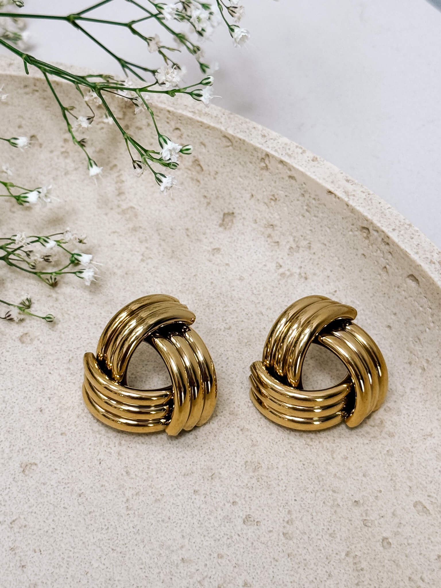Kolczyki Bottega Gold