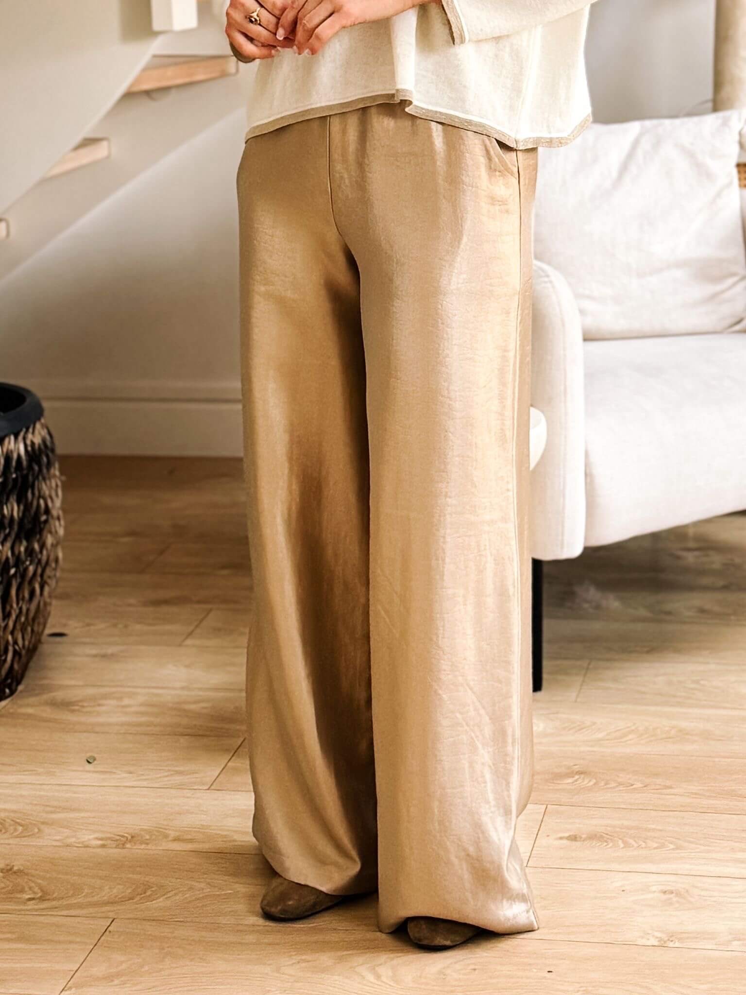 Spodnie Mio Dark Beige 