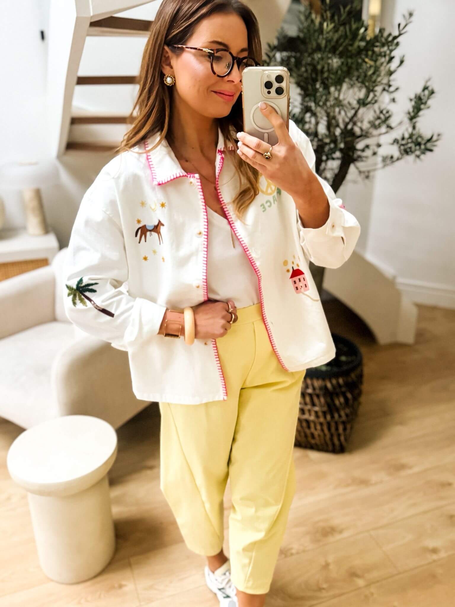 Spodnie Punto Milano Yellow 