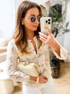 Bluzka Boho Mosii Cream