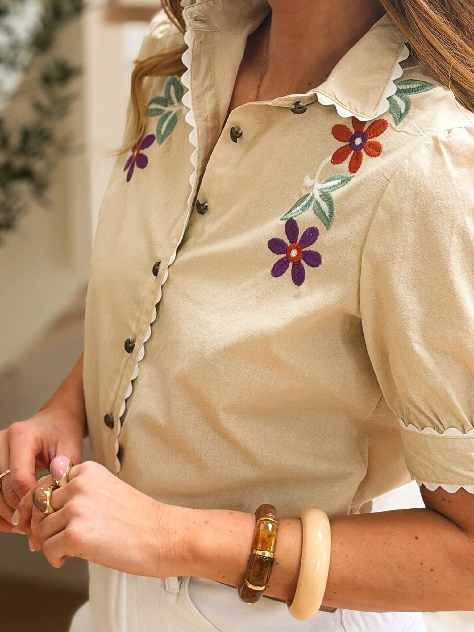 Bluzka Zoe Beige 