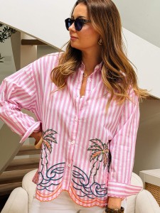 Koszula Summer Pink&White  
