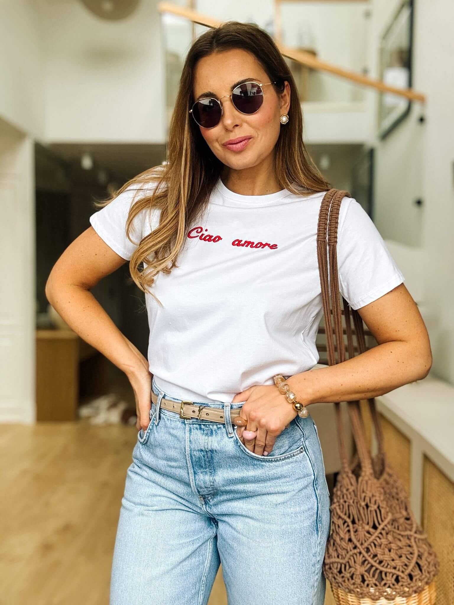 T-shirt Ciao Amore White    