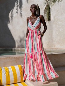Sukienka Summer Beige&Pink 