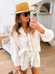 Szorty Penelope White 