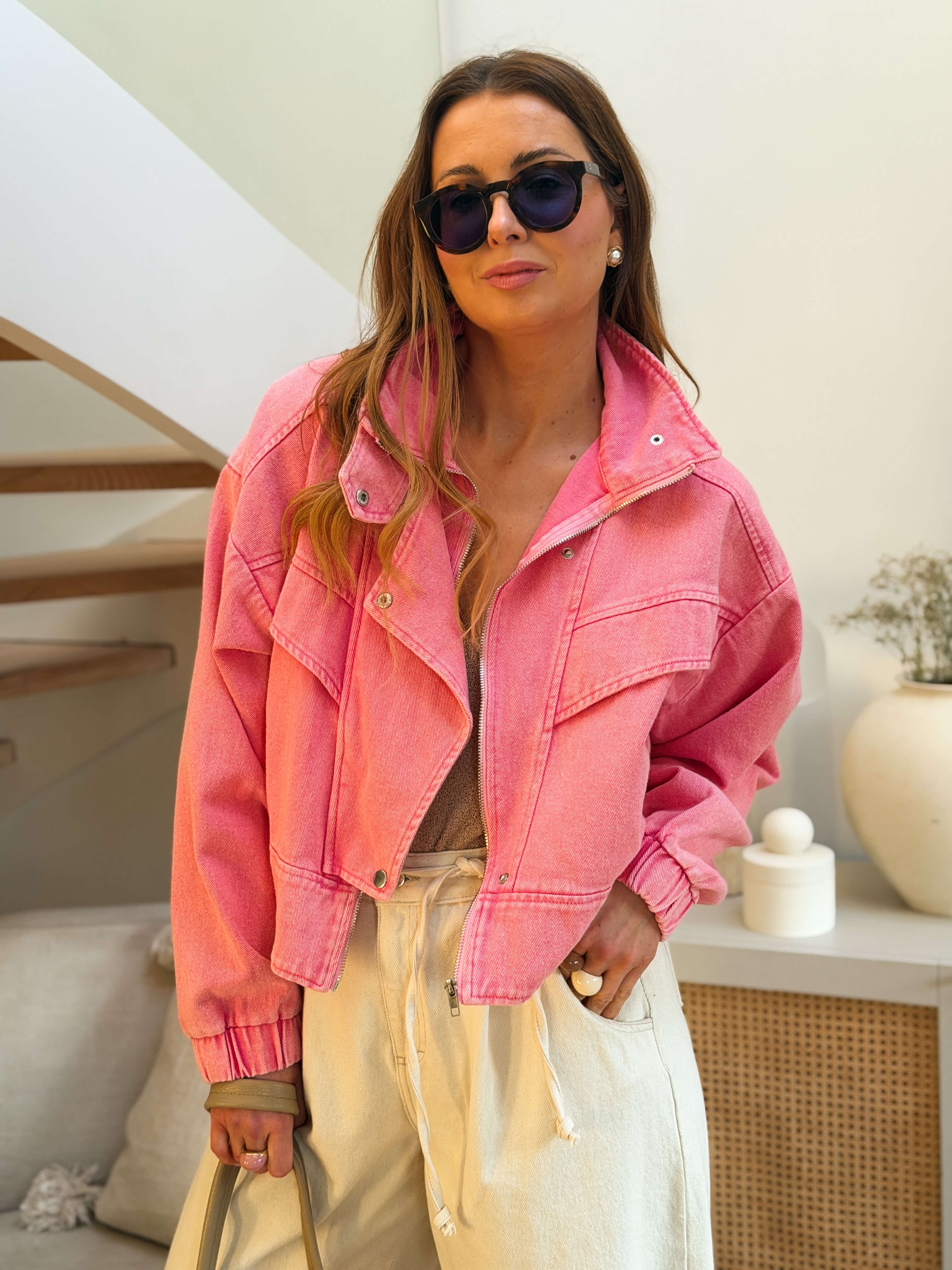 Kurtka Alise Candy Pink Jeans Pre Order wysyłka 24.04