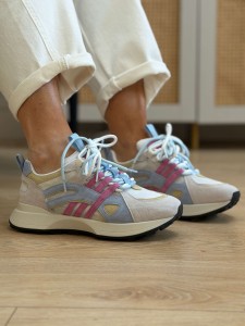 Sneakersy Vince Skóra Blue