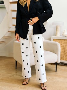 Spodnie Dotty White 