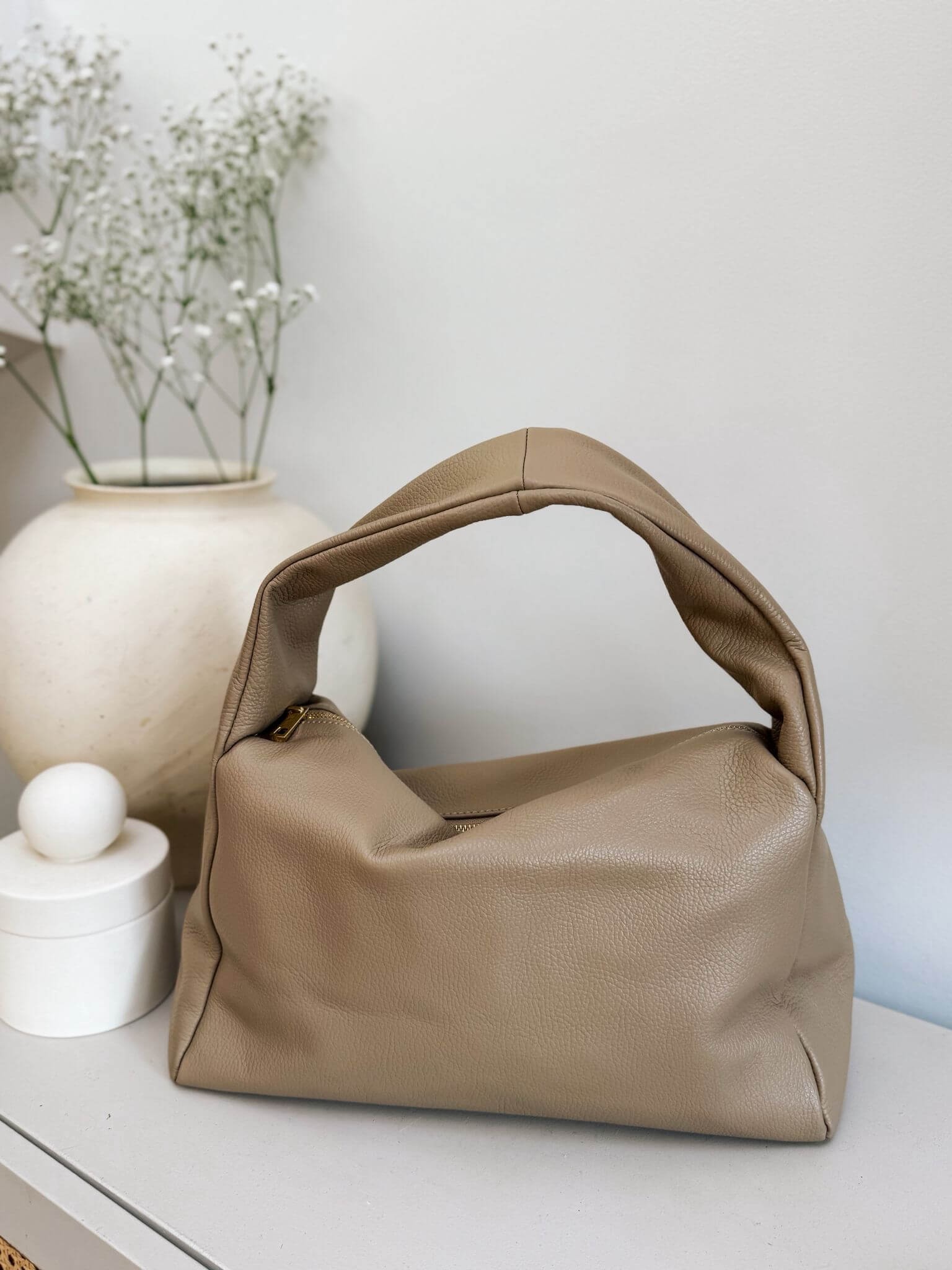 Torebka Alba Skóra beige