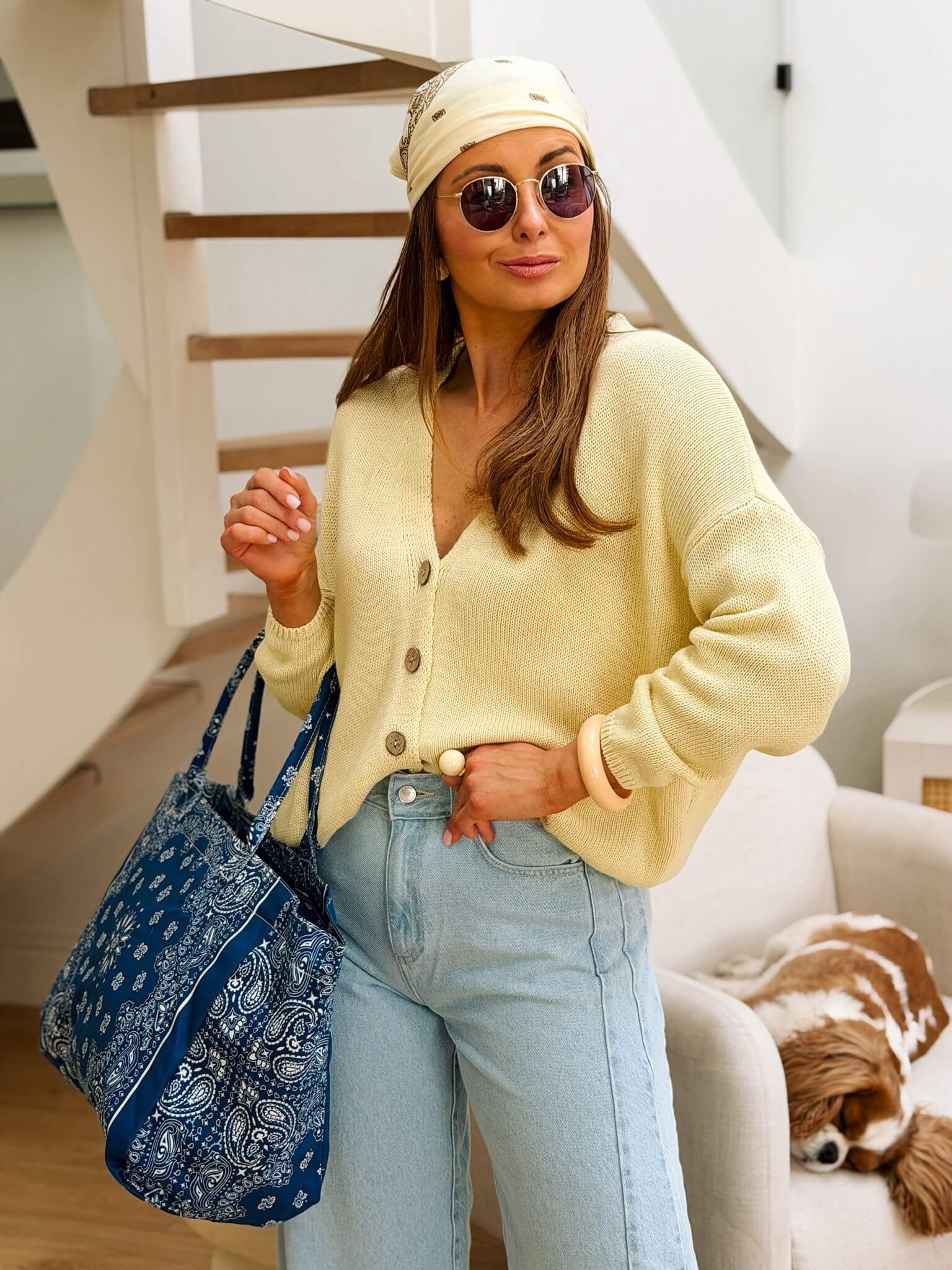 Sweter Kardigan Grace Butter Yellow