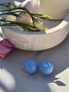 Kolczyki Bubble Blue
