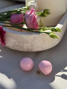 Kolczyki Bubble Pink