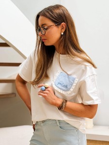 T-shirt Good Vibe White 