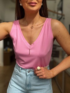 Top Verde Candy Pink