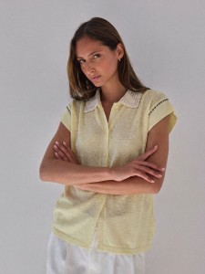 Bluzka Boho Polo Butter 