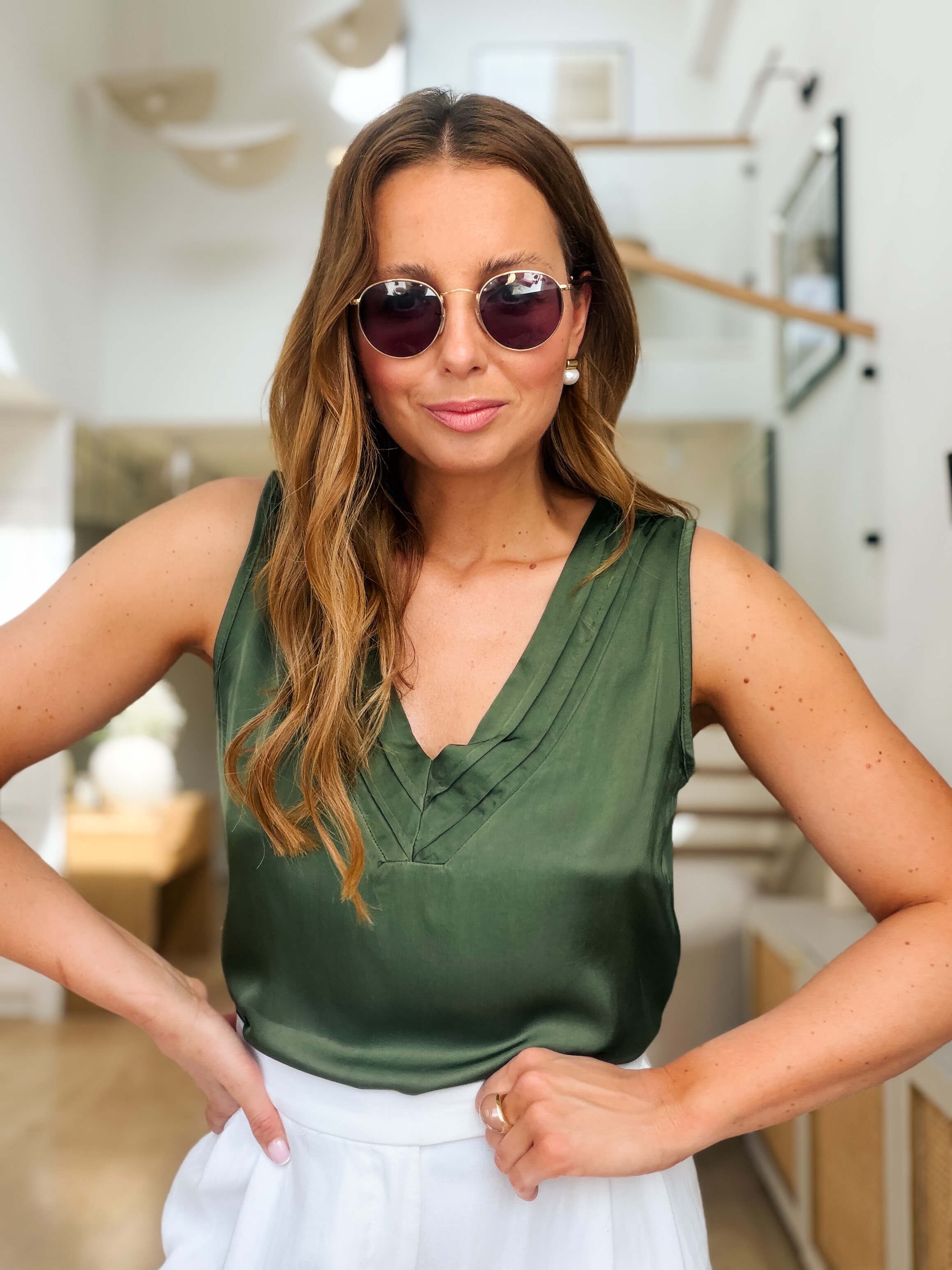 Top Venezi Khaki