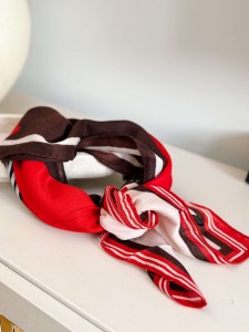 Szal Red&Brown 