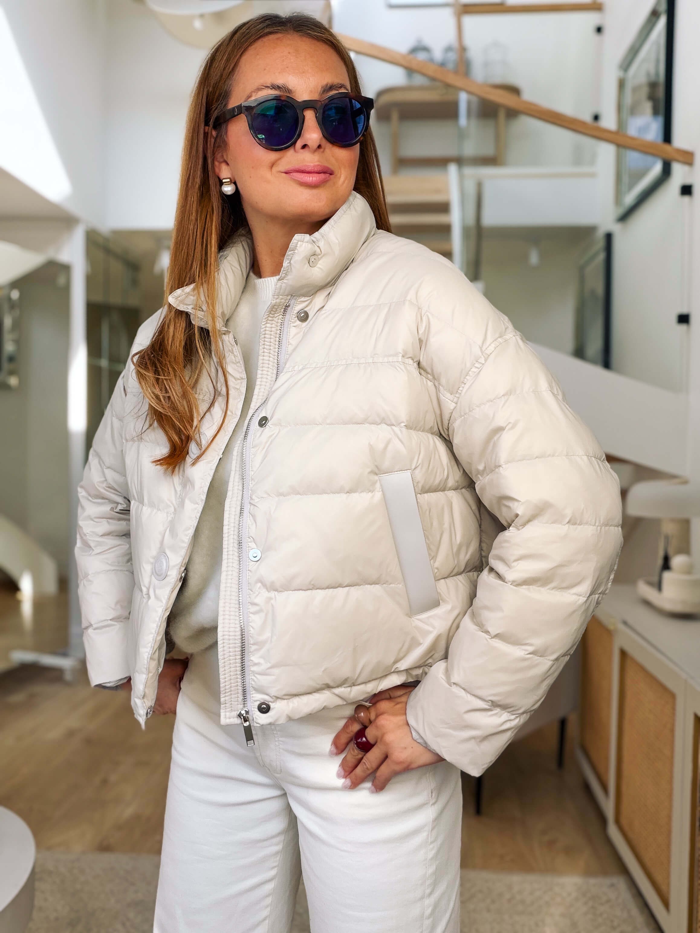 Kurtka Kami Puchowa Light Beige