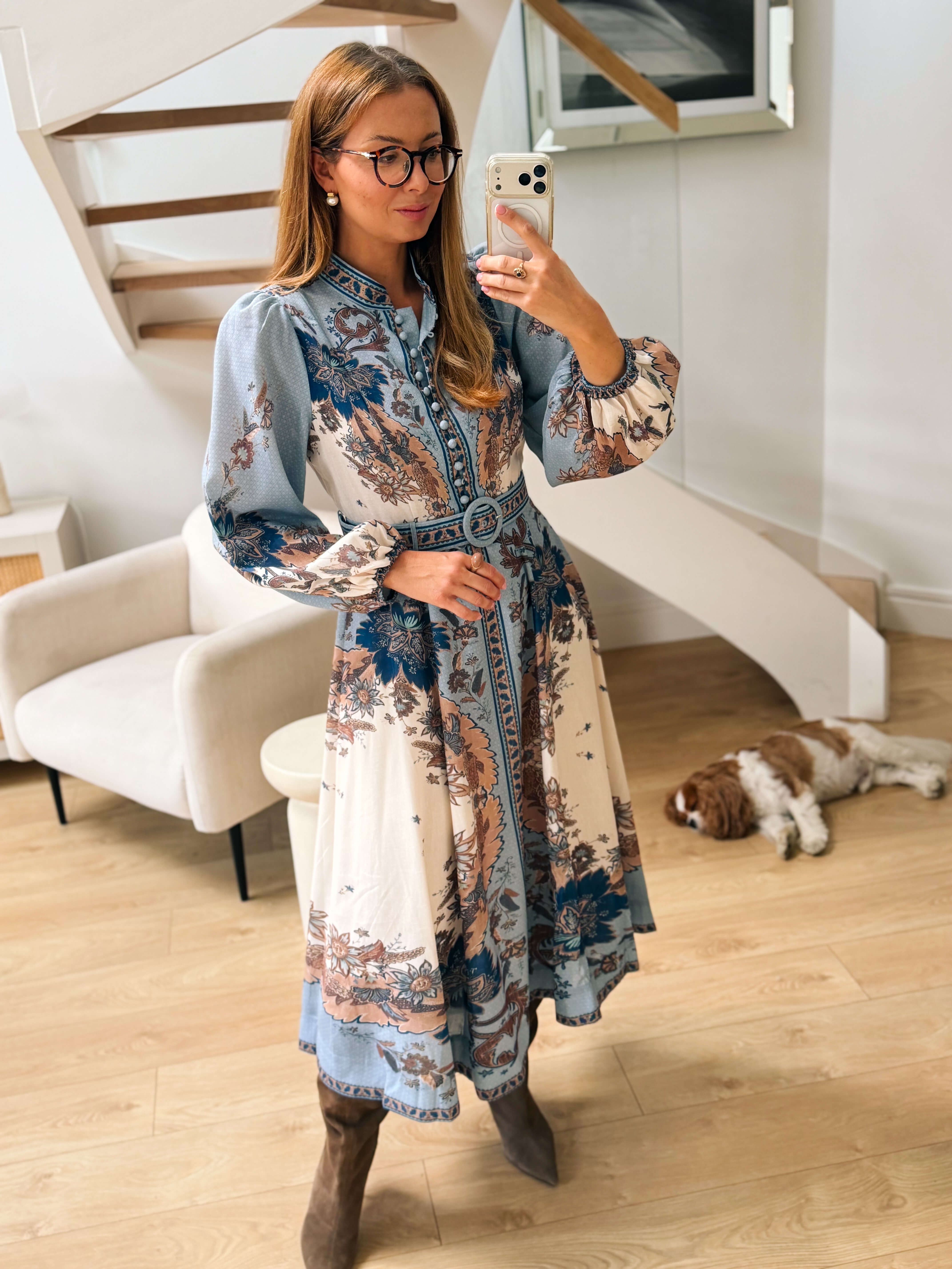 Sukienka Sienna Wiskoza Blue 