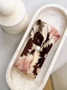 Gawroszka Pearl Wiskoza Pink&Brown