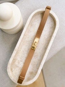 Pasek Skóra Beige