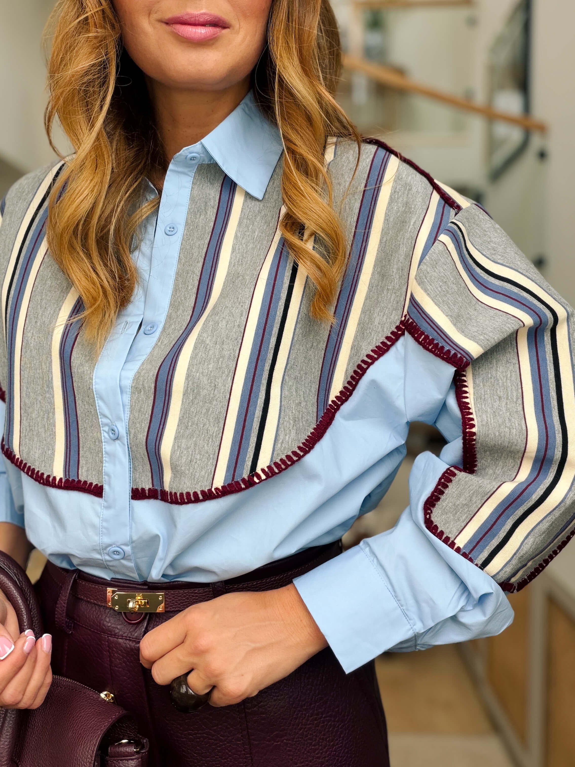 Koszula Florence 100% Cotton Blue 
