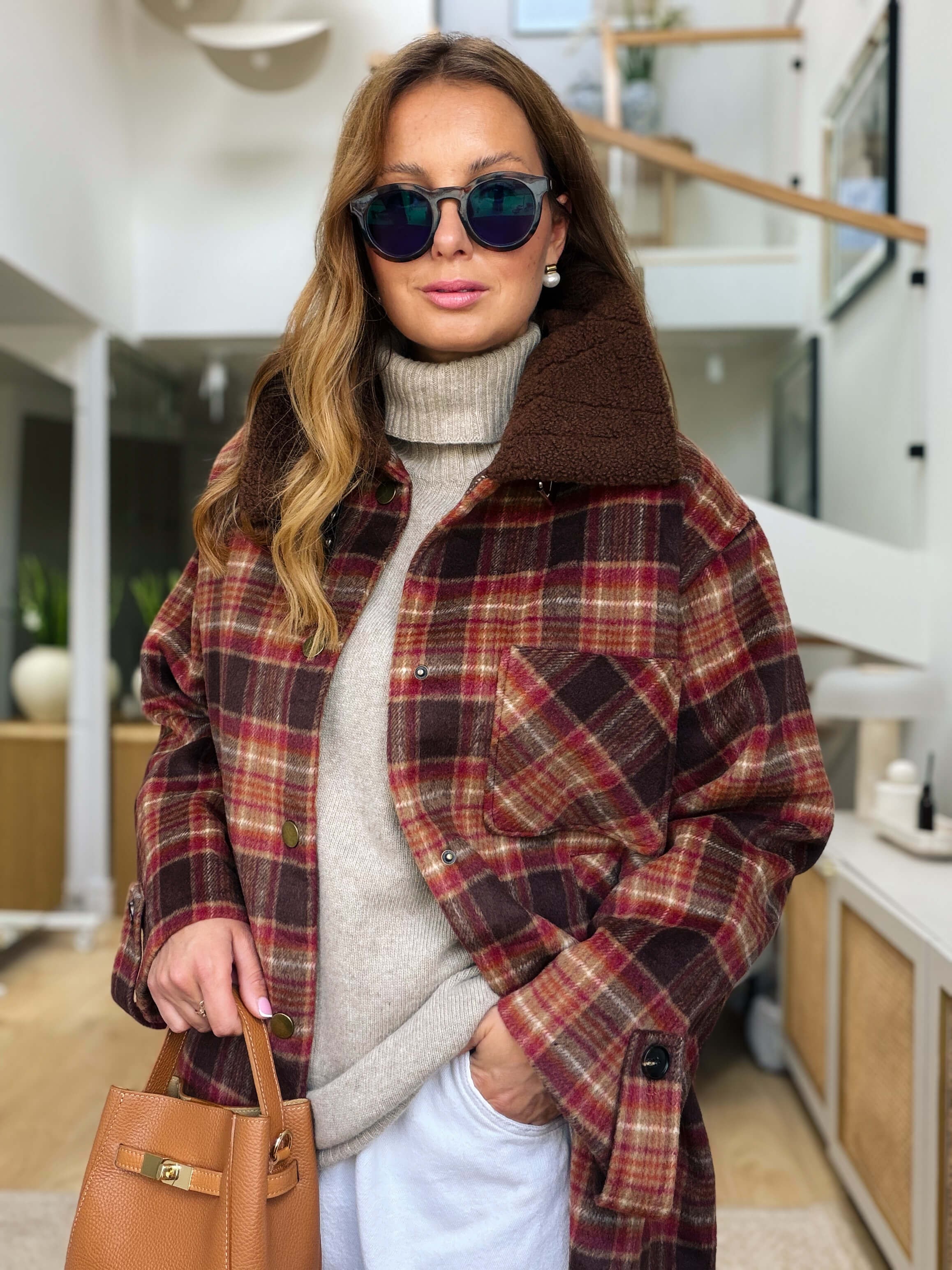 Kurtka Krata Flannel Vino