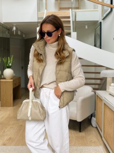 Kamizelka Puchowa Paris Beige 