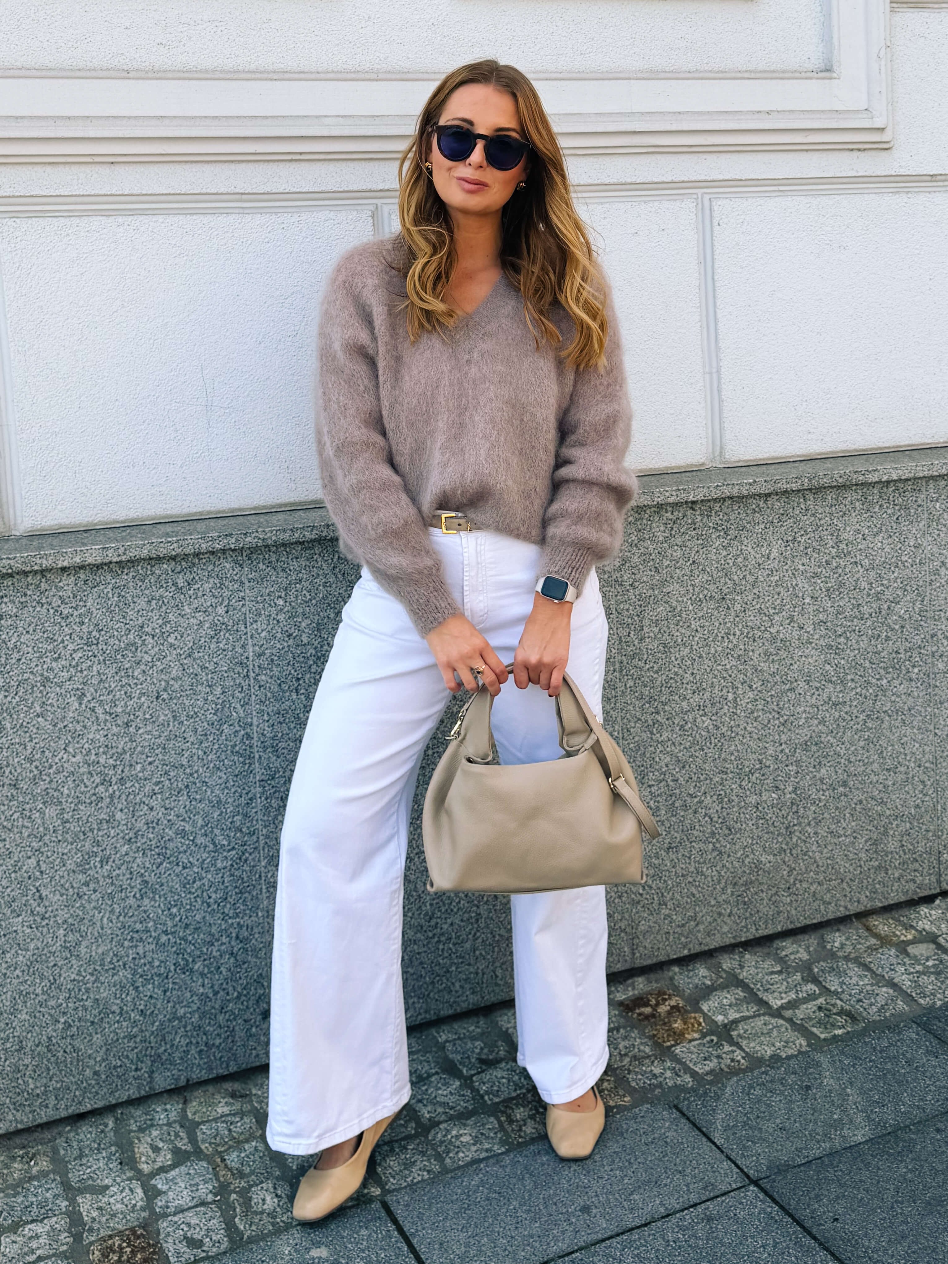Sweter Sofia Kid Moher 80% Taupe