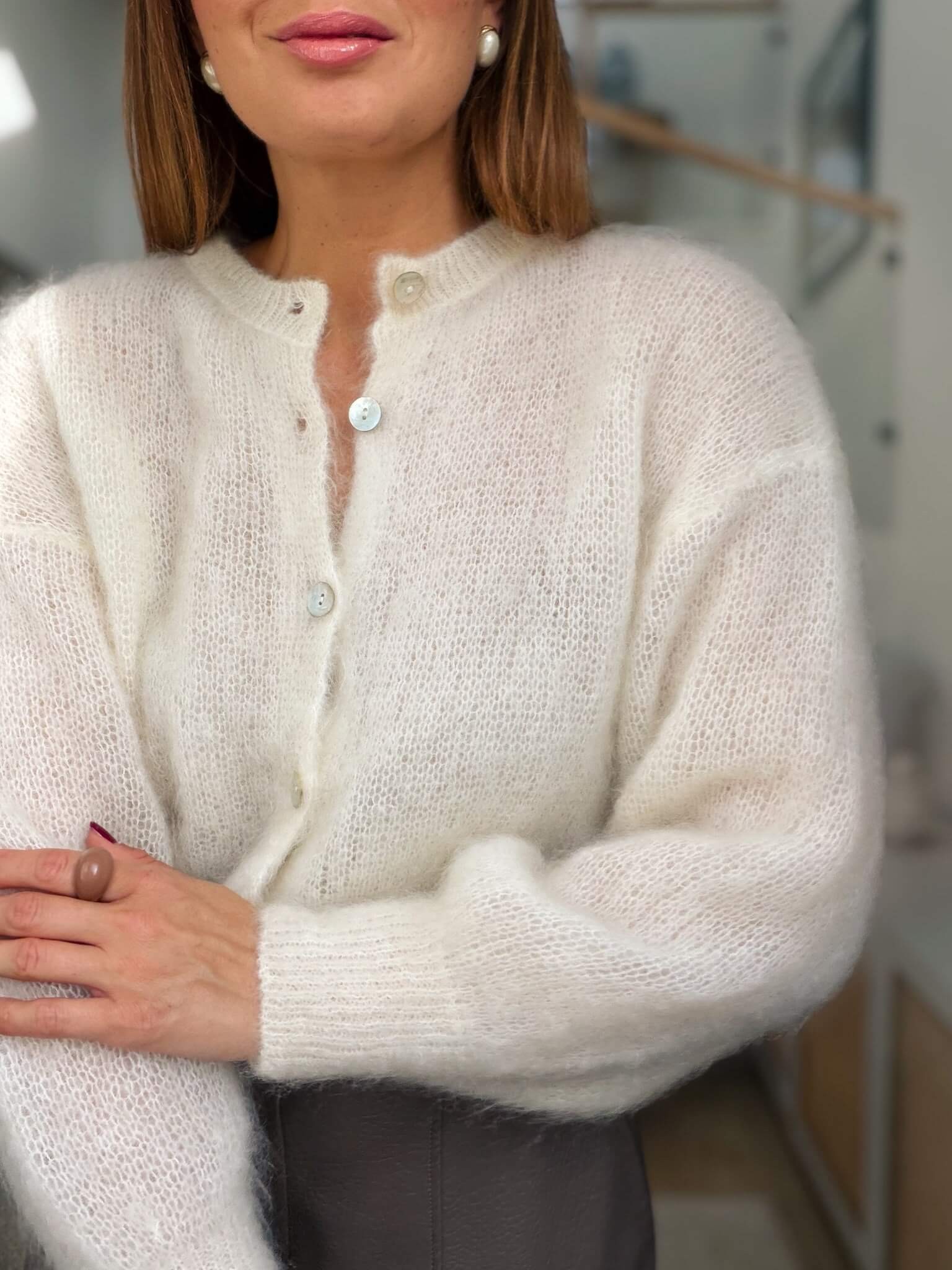 Sweter Ivell Moher Cream