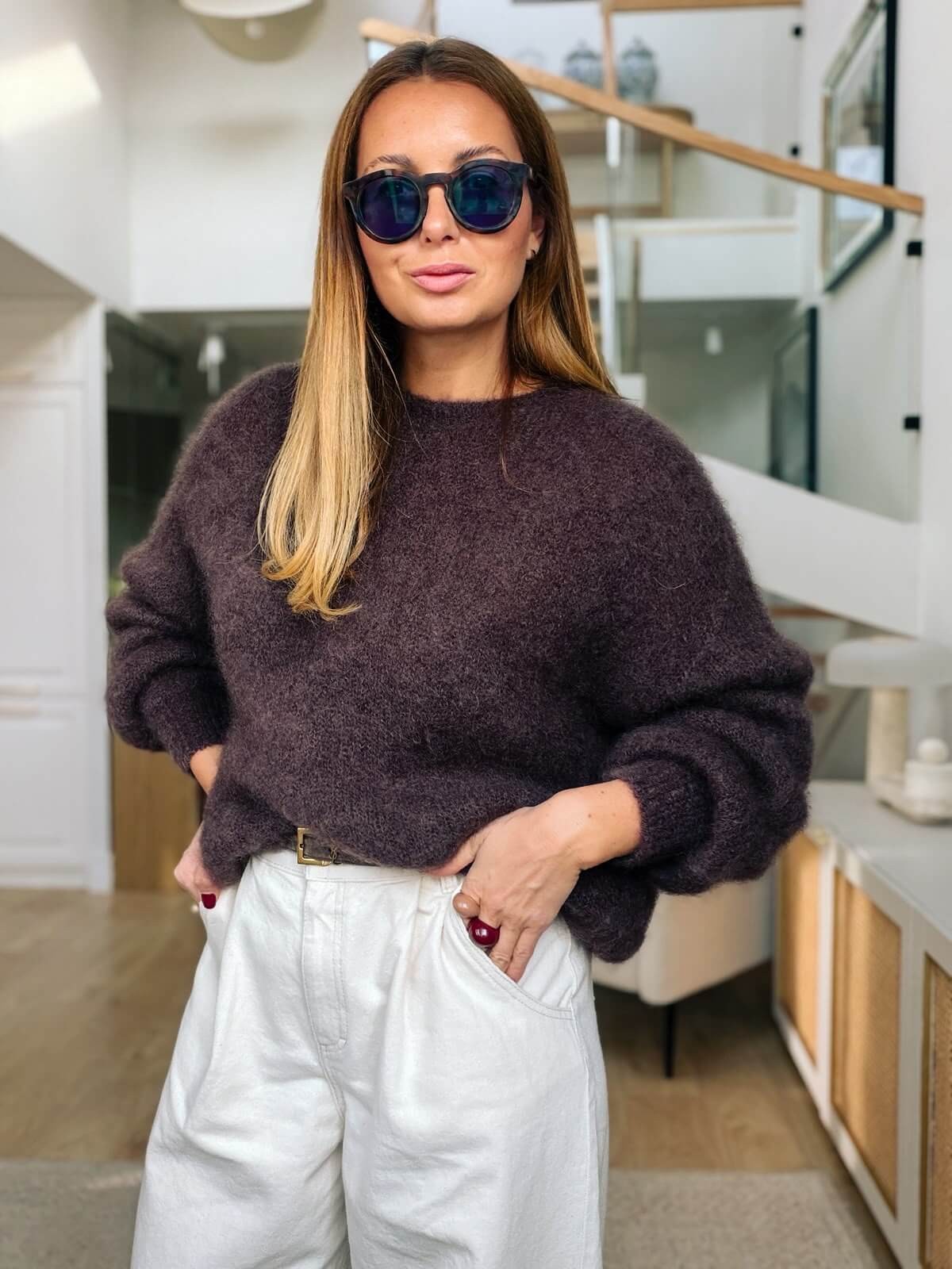 Sweter Moher Briar Brown