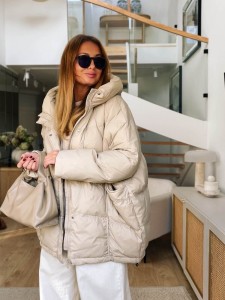 Kurtka Puchowa Lili Beige