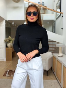 Golf Classic Black Wiskoza&Angora 