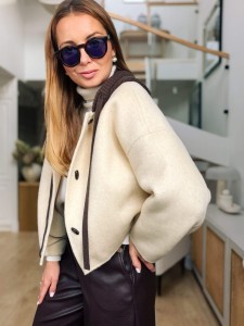 Kurtka Mona Yellow&Brown